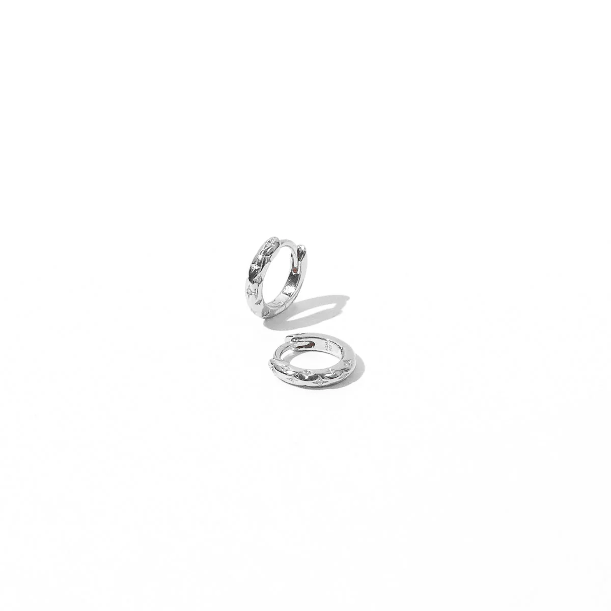 Cosmic Star Bold Huggies in Silver - Image 3
